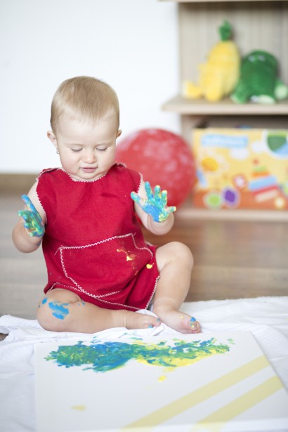 child-painting