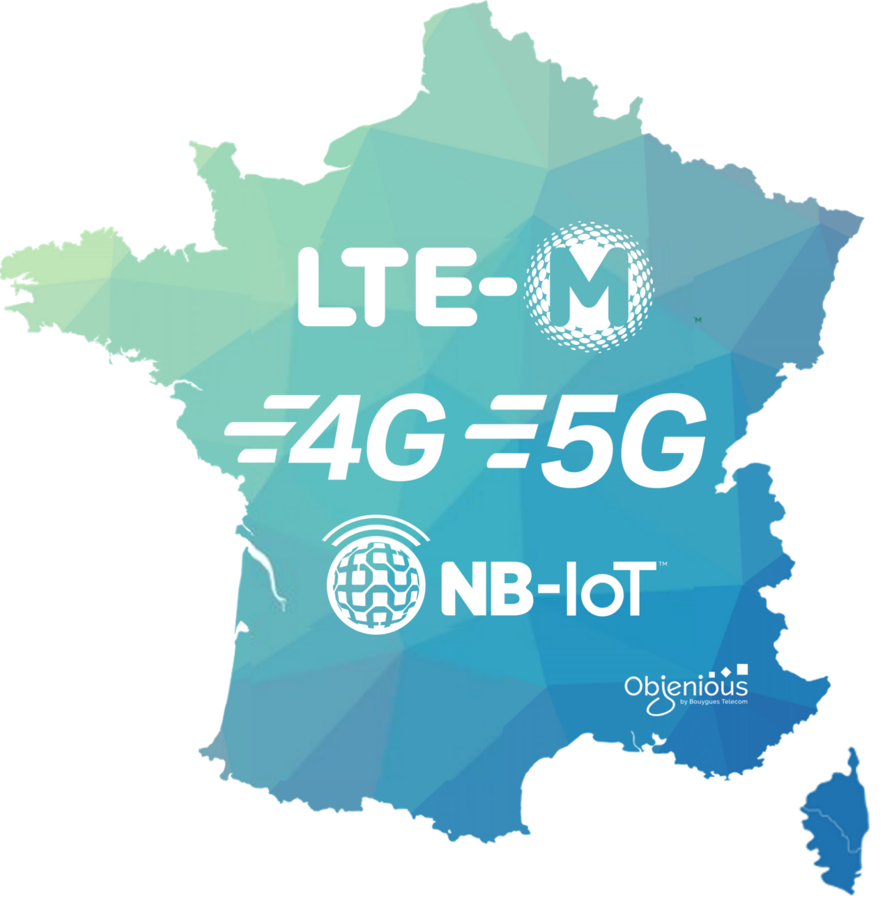  carte fr réseaux 4G 5G LTEM NBIoT  