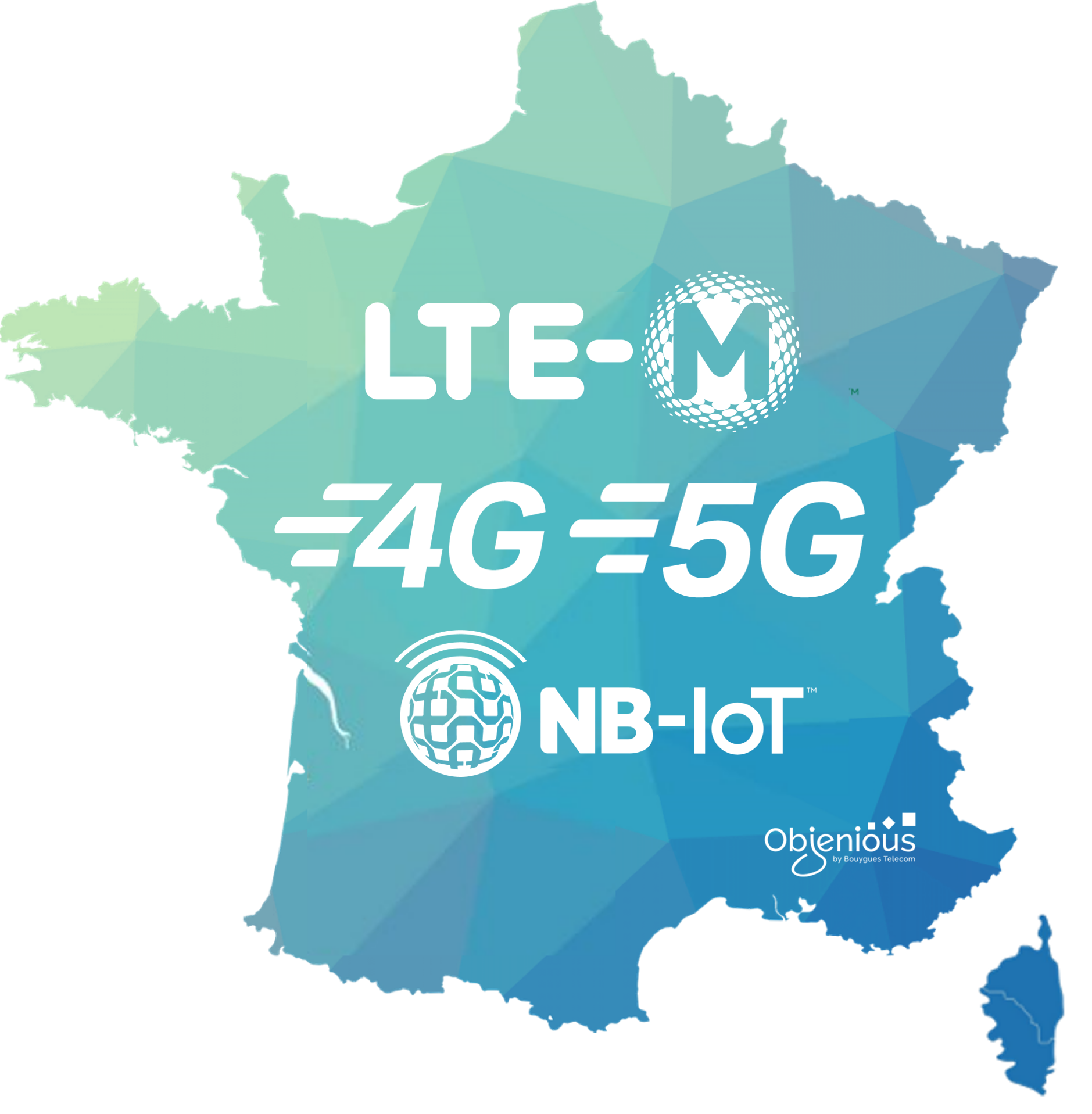  carte fr réseaux 4G 5G LTEM NBIoT  